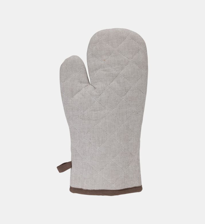Quilted Contrasted Trim Kitchen Glove