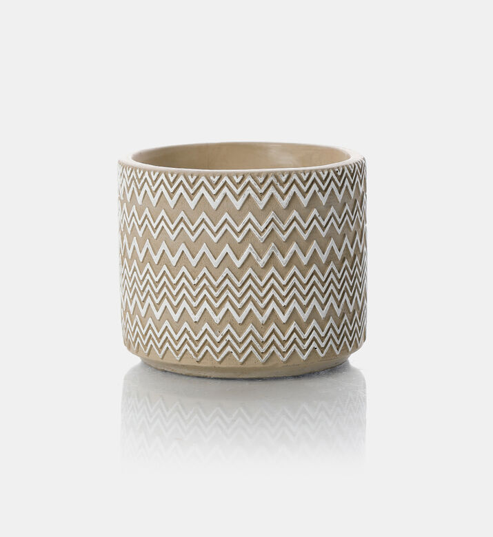 Citronella Candle-in-cement Pot Design 3