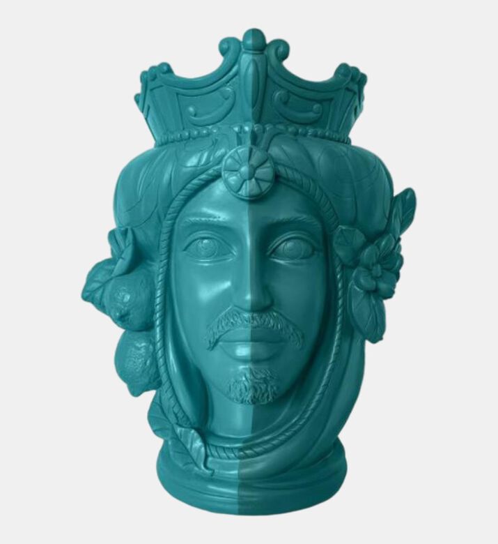 Teste Matte Man Face Sculpture