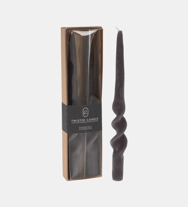 Antarcite Twisted Candle 2-piece Set