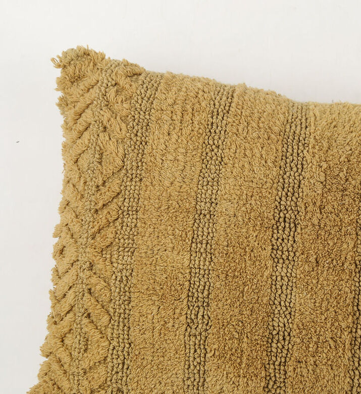 Home Deco and More Bento Tufted Embroidered Cushion, Packshot View