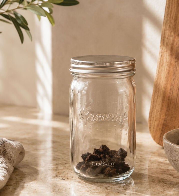 Cookut Glass Whipped Cream Shaker, Packshot View