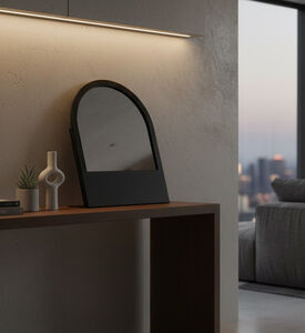 Home Deco and More Iron Round Frame Mirror, Packshot View