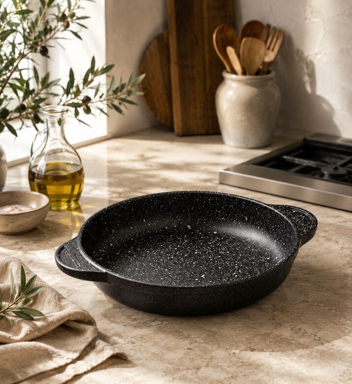 Risoli Granito Egg Dish Casserole, Packshot View