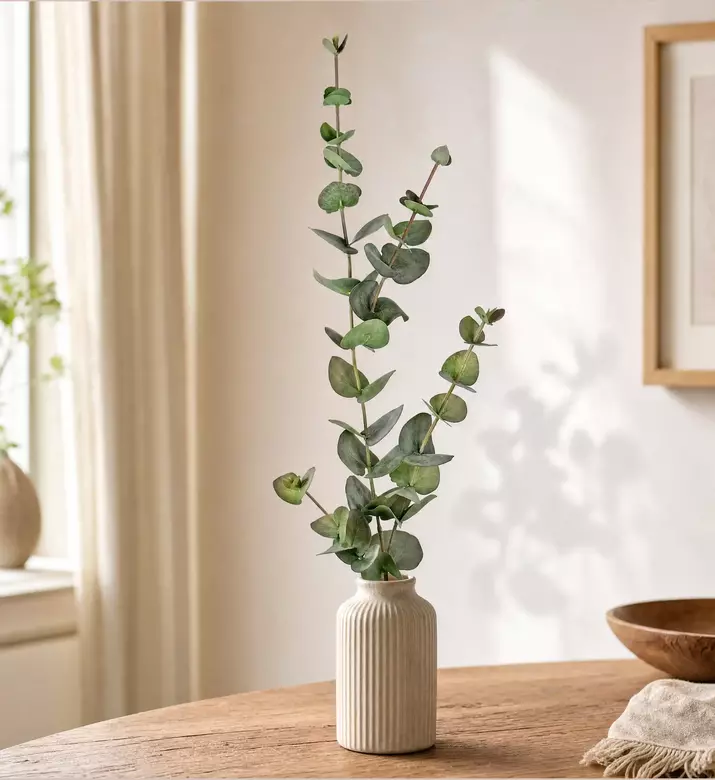 Shishi Eucalyptus Round Leaves 80 Cm, Model View