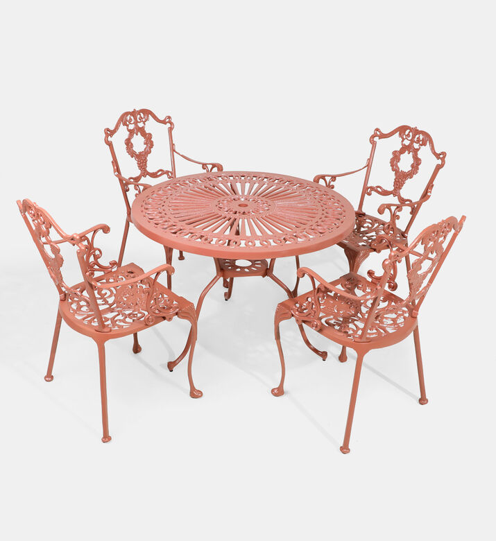 Bistro Dining Table With 4 Chairs Red