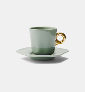 Porcelain Geometric Espresso Cup