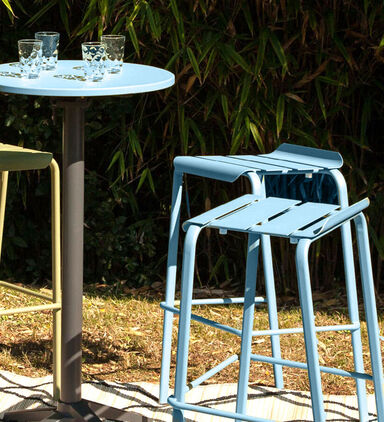 Alicante Aluminum Bar Stool