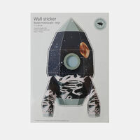 Rocket Moon Wall Sticker