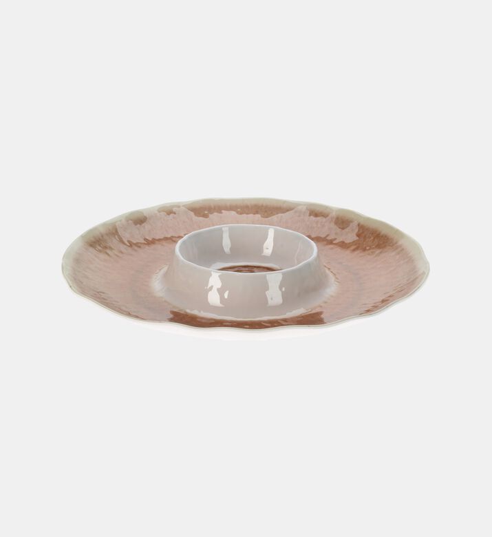 Melamine Reactive Glaze Flat Plate