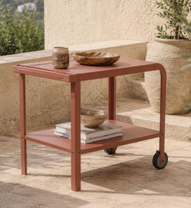 Ziipa Vallone Pizza Trolley, Terracotta, Packshot View
