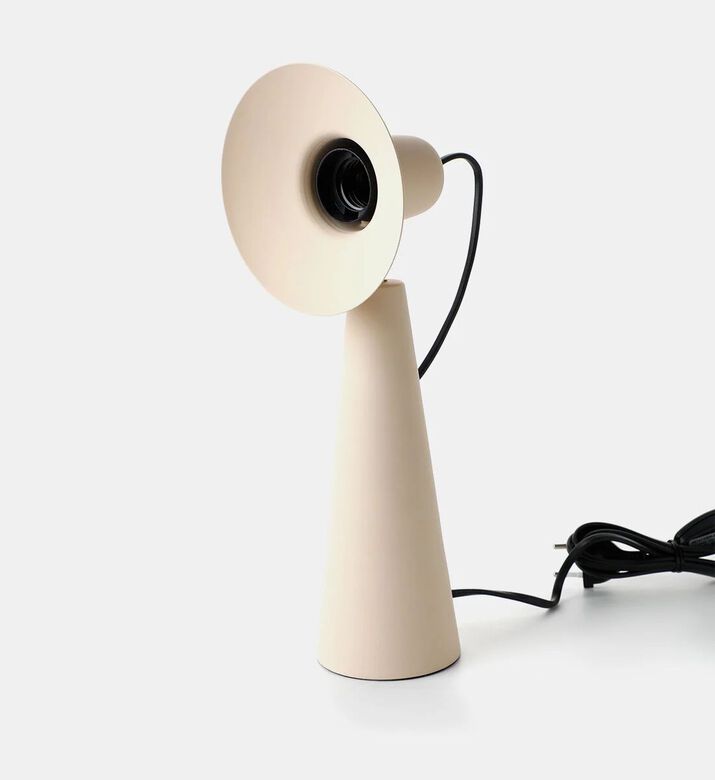 Home Deco and More Fauna 2 Pin Table Lamp, Beige, Packshot View