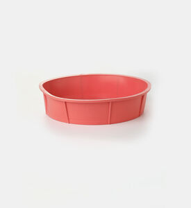 La Cucina Silicone Round Cake Mold, Orange, Packshot View