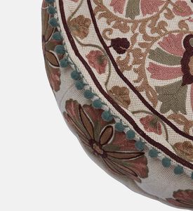 Eida Yarn-dyed Pouf 60x20 Cm