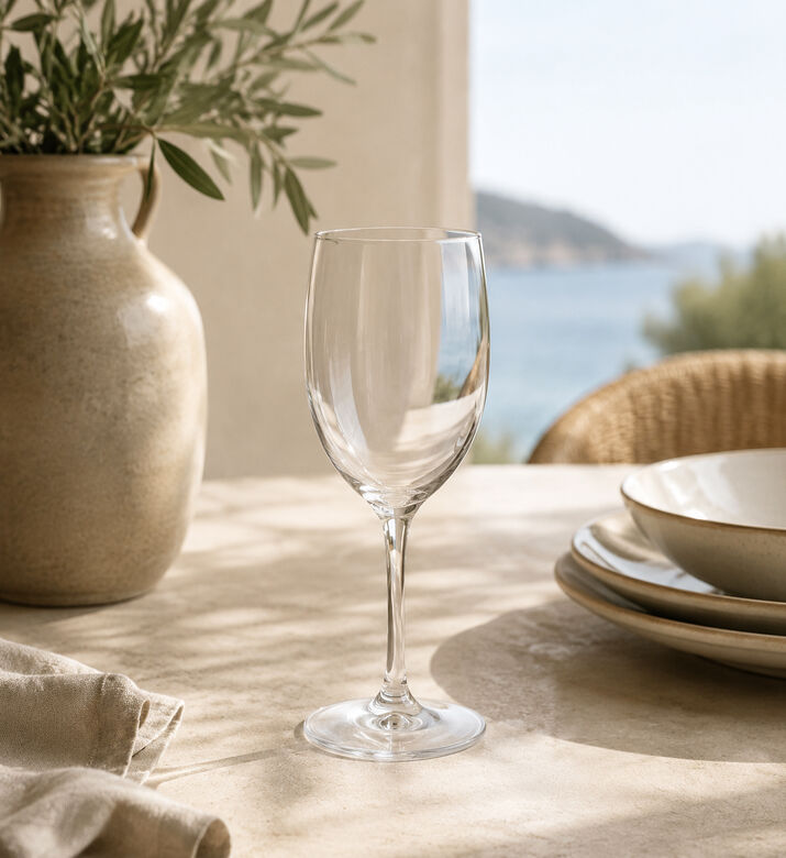 Home Deco and More Olivia Acrylic Clear Glass, Packshot View