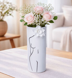 Kersten Human Body Porcelain Vase, Packshot View