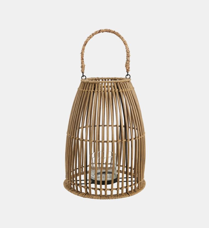 Wood 2-piece Lanterns Set