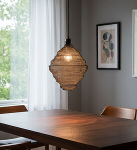Home Deco and More Bunayi Cocoon Wire Lamp Pendant, Packshot View