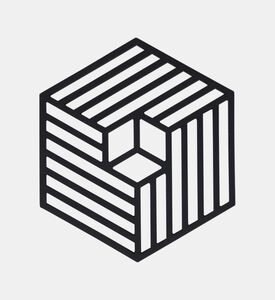 Silicone Hexagon-shape Striped Trivet