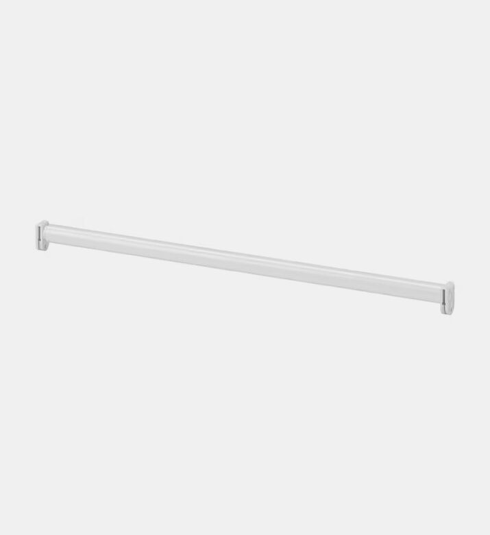 Headbourne Adj Metal Curtain Rail, White, 120-cm, Packshot View