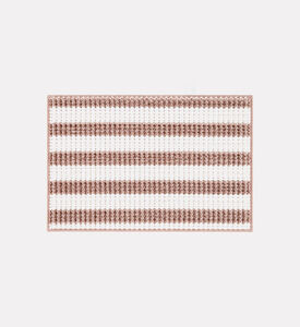 Home Deco and More Chenille Anti-slip Bathroom Mat, Pink, Packshot View