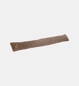 Home Deco and More Faux-fur Draft Stopper, Brown, Packshot View