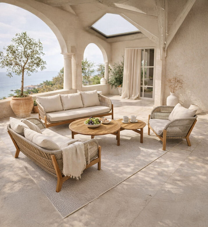 Home Deco and More Bari Outdoor Sofas Set, Packshot View