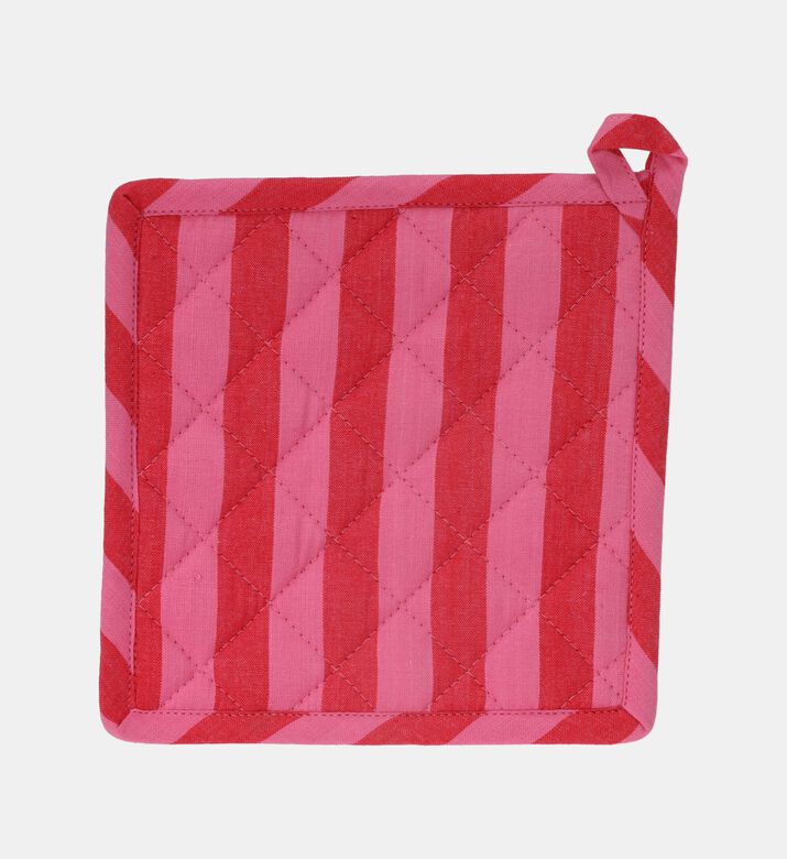 Woven Striped Pot Holder