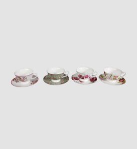 Flowerfield Porcelain Tea Cup Set