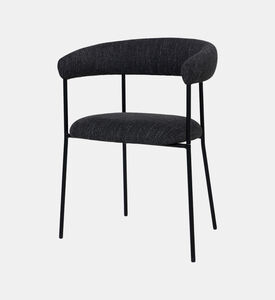Dan Form Plenti Boucle Fabric Dining Chair, Anthracite, Packshot View