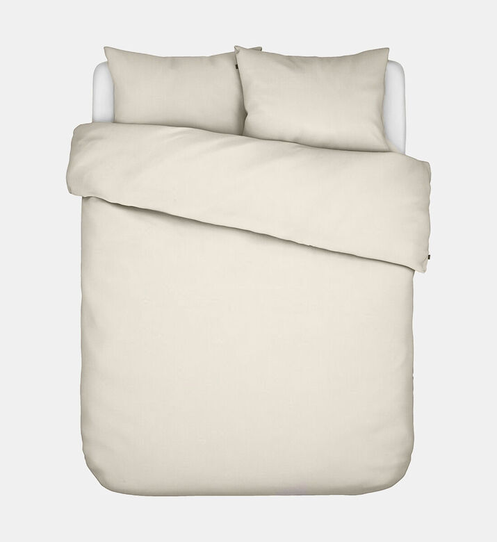Home Deco and More Lima Cotton Sateen Fitted Sheet, Beige, 120x200x30-cm, Packshot View
