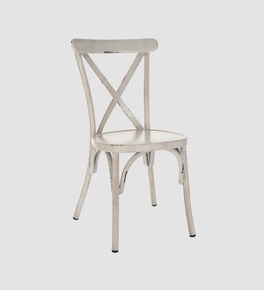 Vinta Aluminum Cross Back Chair