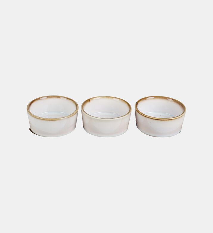 Acacia Wood Oval Tray 3-piece Bowls Set