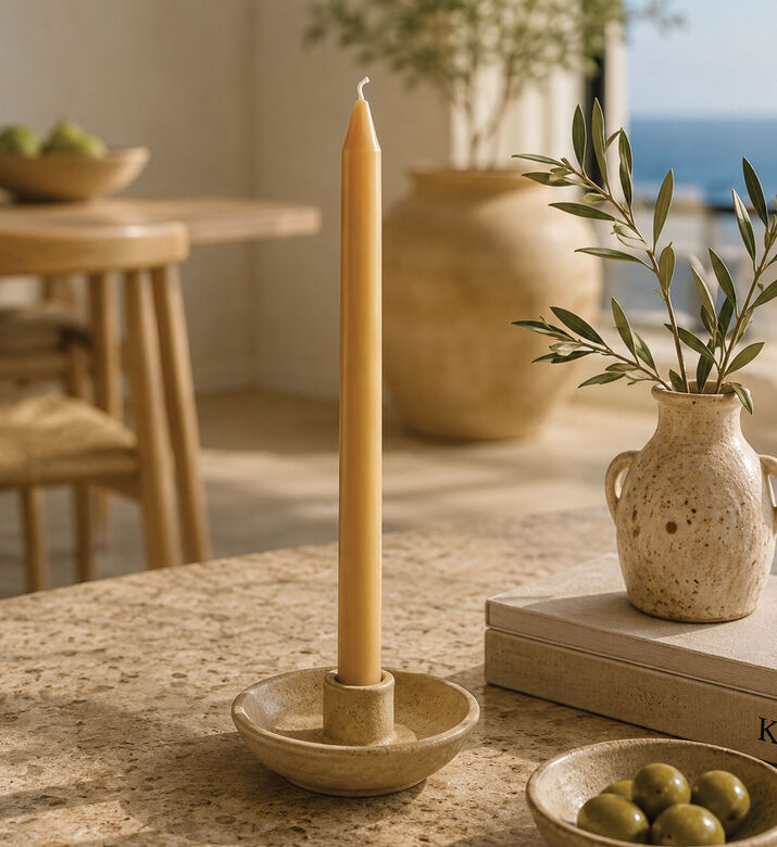 Home Deco and More Dinner Tapered 2-piece Candle Set, Packshot View