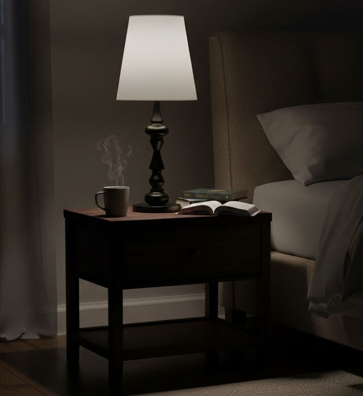 Home Deco and More Lincoln Drum Shade Floor Lamp, Packshot View