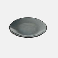 Ceramic Trimmedmed Dessert Plate