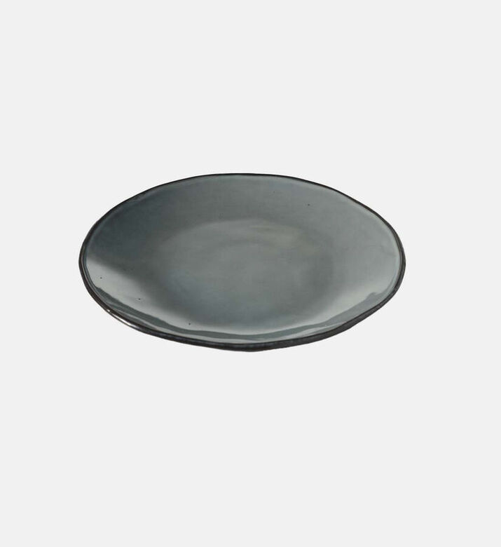 Ceramic Trimmedmed Dessert Plate