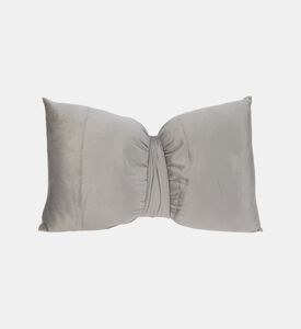 Home Deco and More Cushion Bow, Grey, Packshot View