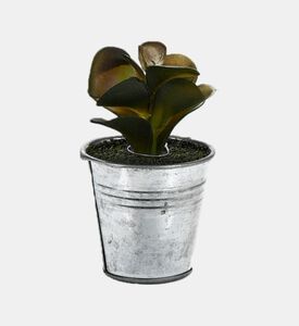Zinc Faux Planter Pot
