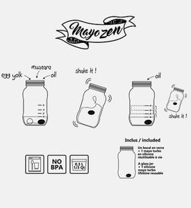 Glass Mayonnaise Shaker