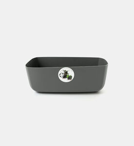 Home Deco and More Footed Flower Pot, Grey, Packshot View