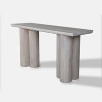 Spherical Acacia Wood Console