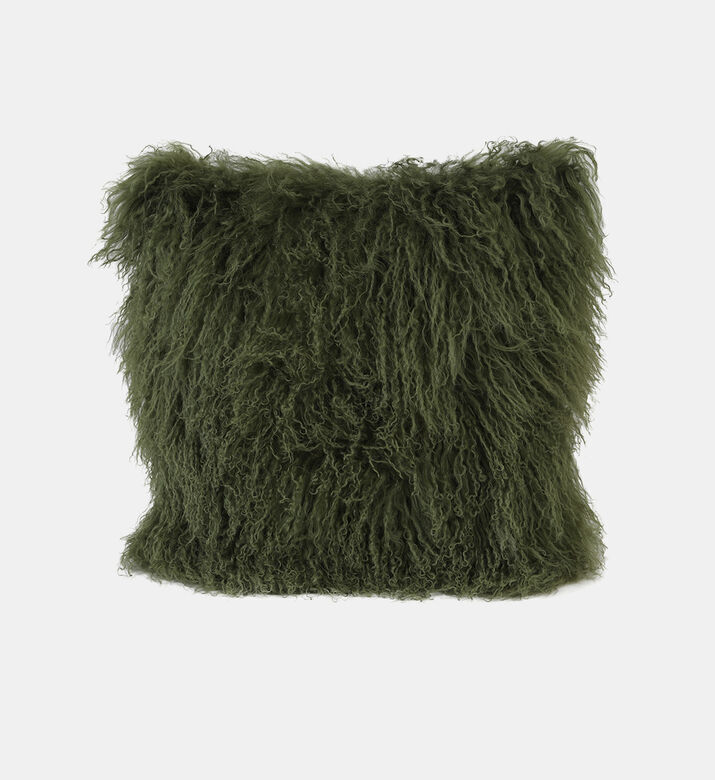 Light and Living Elvine Tibetan Lamb Vaccumed Cushion, Packshot View Light and Living Elvine Tibetan Lamb Vaccumed Cushion, Packshot View