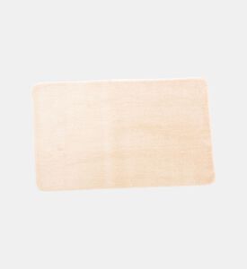 Bathroom Solutions Plush Top Non-slip Grip Bath Mat, White, Packshot View