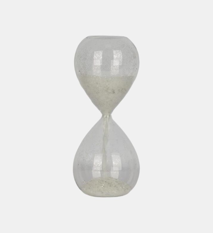 Pearly Glass Hourglass
