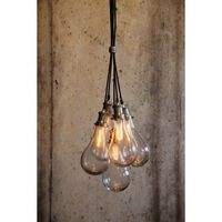 Hanging Lamp Fida Glass Nickle