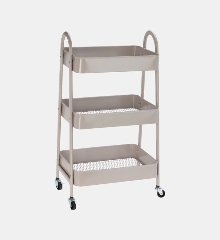 Powder Coating 3-layers Kitchen Trolley