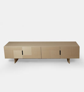 Home Deco and More Osaka Oak Tv Unit, Natural, 220x50x55-cm, Packshot View