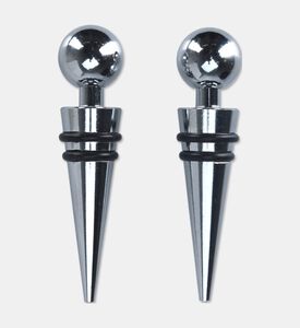 Home Deco and More Bottle Stopper Metal Set/2pcs, Packshot View