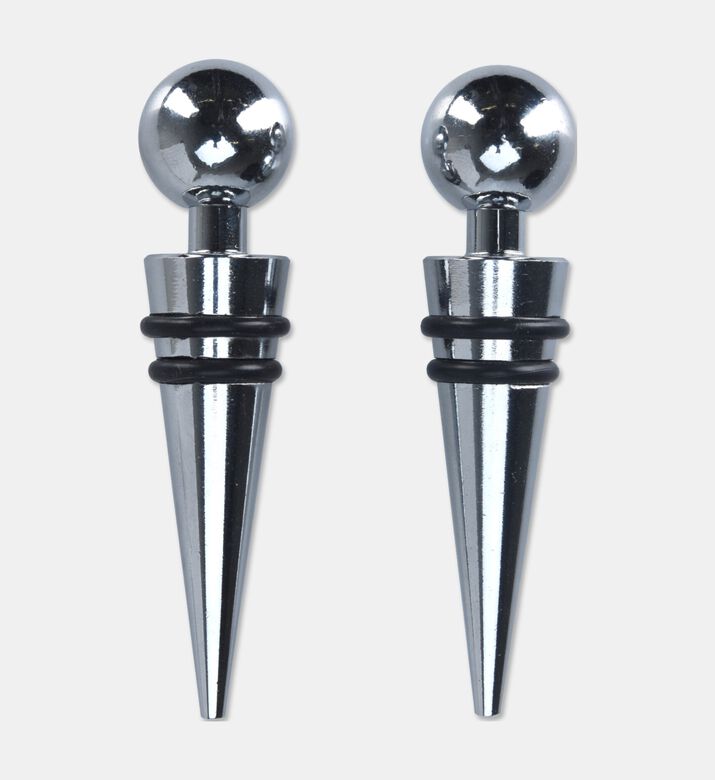 Home Deco and More Bottle Stopper Metal Set/2pcs, Packshot View